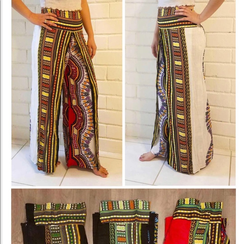 Black Dashiki pants